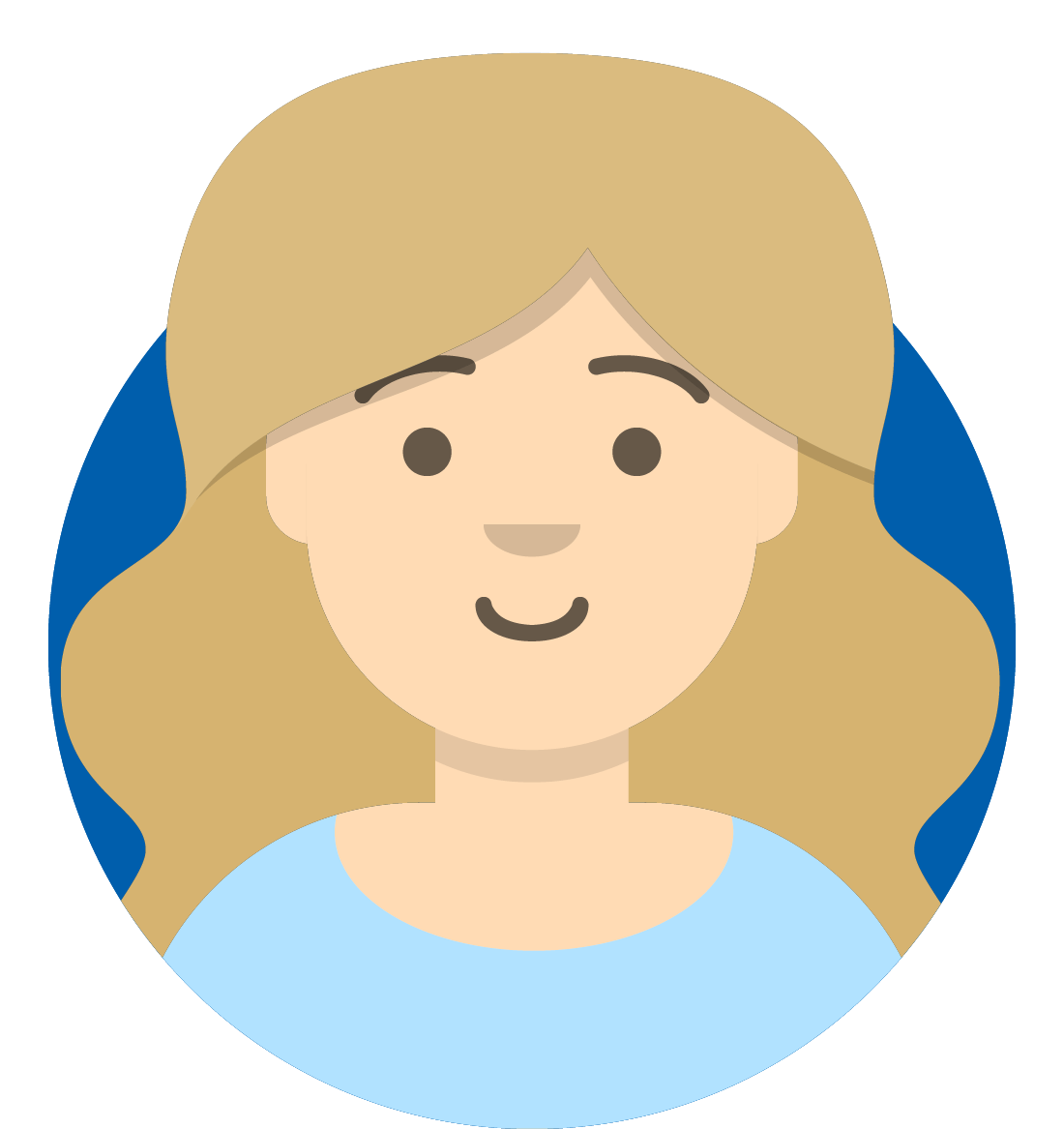 Avatar icon (blond woman)